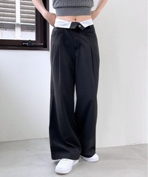 Heather | 2WAYウエストデザインパンツ 967881(スラックス)