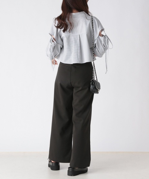 Heather(ヘザー)の「2WAYウエストデザインパンツ 967881(スラックス・レディース・ブラック/グレー・S/M)」の11枚目の写真