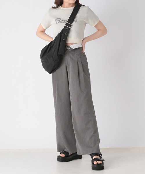 Heather(ヘザー)の「2WAYウエストデザインパンツ 967881(スラックス・レディース・ブラック/グレー・S/M)」の15枚目の写真