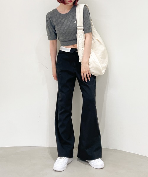 Heather(ヘザー)の「2WAYウエストデザインパンツ 967881(スラックス・レディース・ブラック/グレー・S/M)」の19枚目の写真