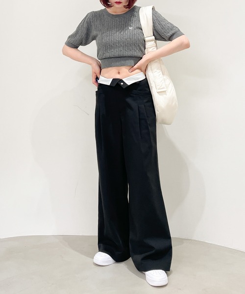 Heather(ヘザー)の「2WAYウエストデザインパンツ 967881(スラックス・レディース・ブラック/グレー・S/M)」の22枚目の写真