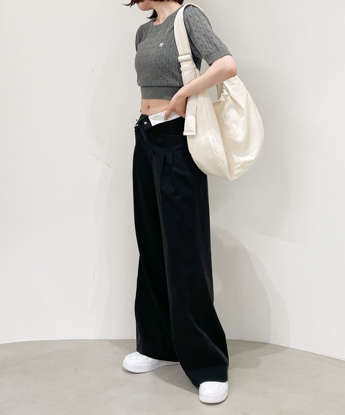 Heather(ヘザー)の「2WAYウエストデザインパンツ 967881(スラックス・レディース・ブラック/グレー・S/M)」の21枚目の写真