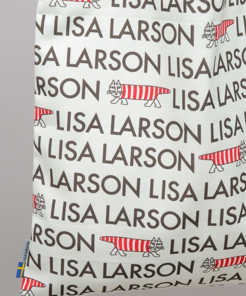 Lisa Larson(リサラーソン)の「ポリエステル ファブリック トートバッグ(トートバッグ・レディース・ブラック/オフホワイト/ブルー/グレー系その他/ベージュ系その他・FREE)」の6枚目の写真