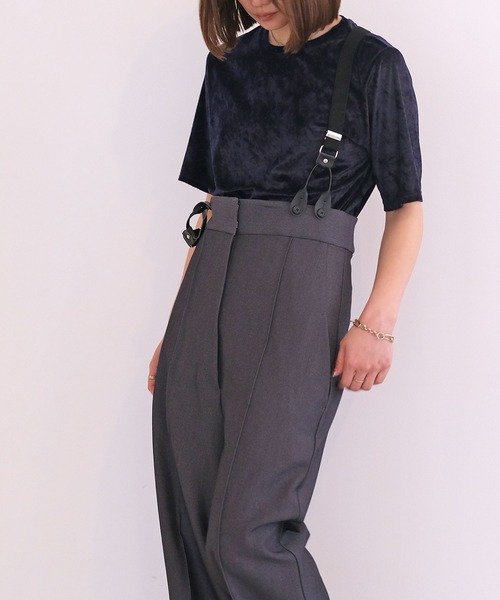 ストラップワイドパンツ（その他パンツ）｜AKTE（アクテ）の