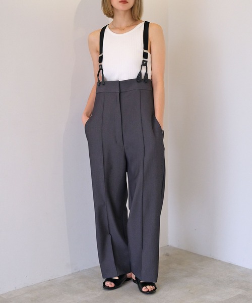 AKTE（アクテ）の「ストラップワイドパンツ（その他パンツ