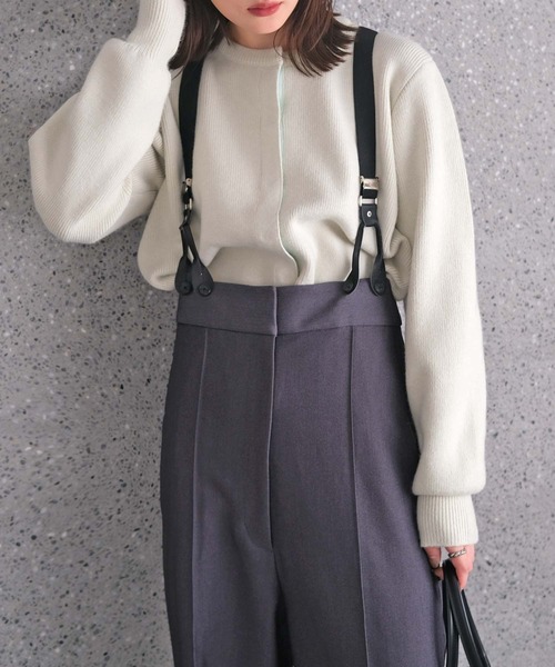 ストラップワイドパンツ（その他パンツ）｜AKTE（アクテ）の