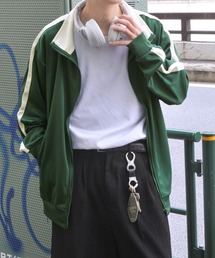 ZIP FIVE | 配色ラインジャージトラックブルゾン/トラックジャケット(ジャージ)