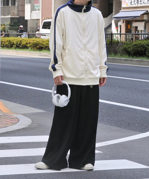 ZIP FIVE（ジップファイブ）の「【ZIP FIVE】サイドラインジャージトラックジャケット（ジャージ・メンズ・オレンジ/ブラック/ワイン/ホワイト×レッド/グリーン/ホワイト×ブルー・LARGE/MEDIUM）」の17枚目の写真