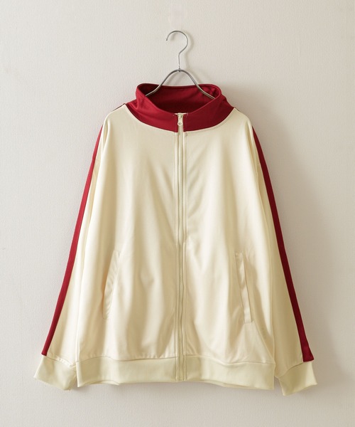 ZIP FIVE（ジップファイブ）の「【ZIP FIVE】サイドラインジャージトラックジャケット（ジャージ・メンズ・オレンジ/ブラック/ワイン/ホワイト×レッド/グリーン/ホワイト×ブルー・LARGE/MEDIUM）」の12枚目の写真