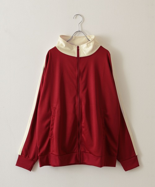 ZIP FIVE（ジップファイブ）の「【ZIP FIVE】サイドラインジャージトラックジャケット（ジャージ・メンズ・オレンジ/ブラック/ワイン/ホワイト×レッド/グリーン/ホワイト×ブルー・LARGE/MEDIUM）」の8枚目の写真