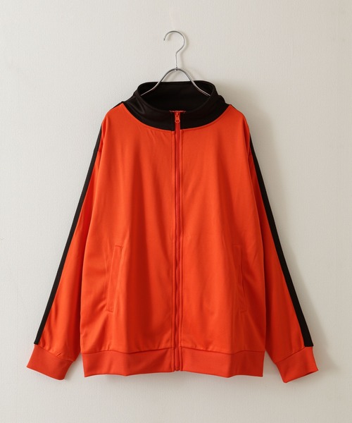 ZIP FIVE（ジップファイブ）の「【ZIP FIVE】サイドラインジャージトラックジャケット（ジャージ・メンズ・オレンジ/ブラック/ワイン/ホワイト×レッド/グリーン/ホワイト×ブルー・LARGE/MEDIUM）」の7枚目の写真