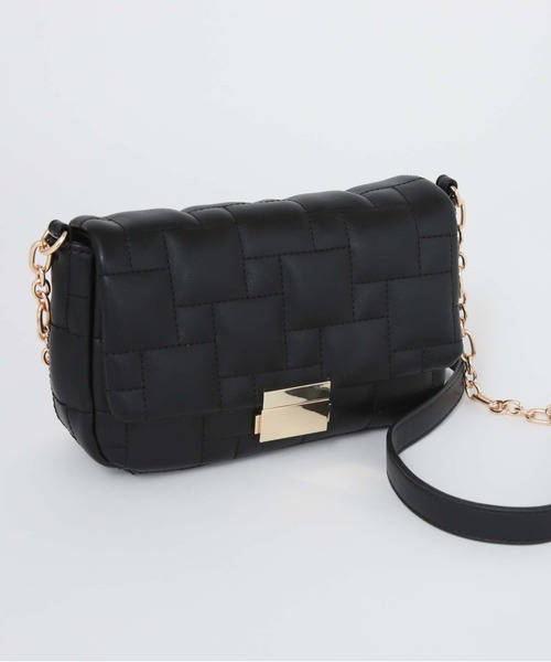 archives（アルシーヴ）の「ブロックキルトチェーンバッグ（ショルダーバッグ・レディース・ブラック/グリーン/キャメル・FREE）」の22枚目の写真