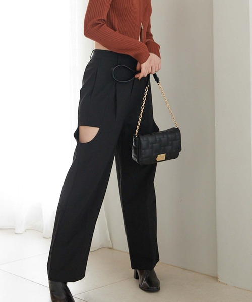 archives（アルシーヴ）の「ブロックキルトチェーンバッグ（ショルダーバッグ・レディース・ブラック/グリーン/キャメル・FREE）」の8枚目の写真