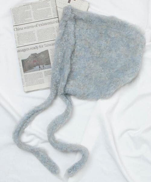 WEGO（ウィゴー）の「WEGO/ブークレバラクラバ（ハット・レディース・ブラウン/グリーン/オレンジ/アイボリー/ライトグレー・FREE）」の4枚目の写真