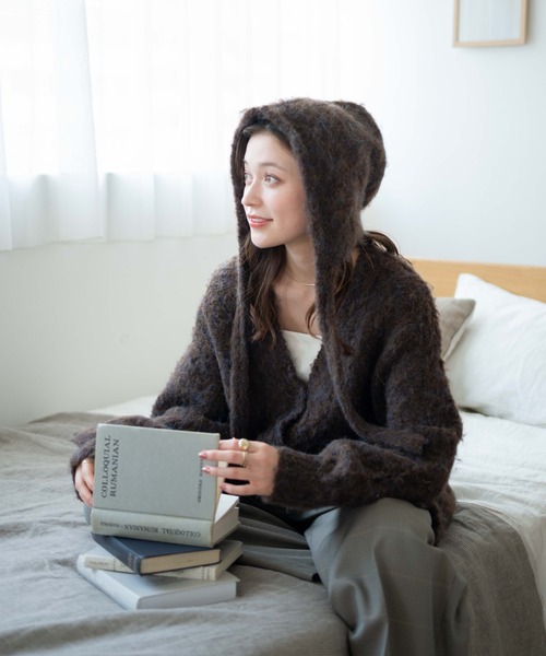 WEGO（ウィゴー）の「WEGO/ブークレバラクラバ（ハット・レディース・ブラウン/グリーン/オレンジ/アイボリー/ライトグレー・FREE）」の11枚目の写真