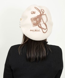 Andy Warhol スカルデザイン ベレー帽 ca4ra Andy Warhol x CA4LA 2019-20AW Pre Collection │ 仙台PARCO
