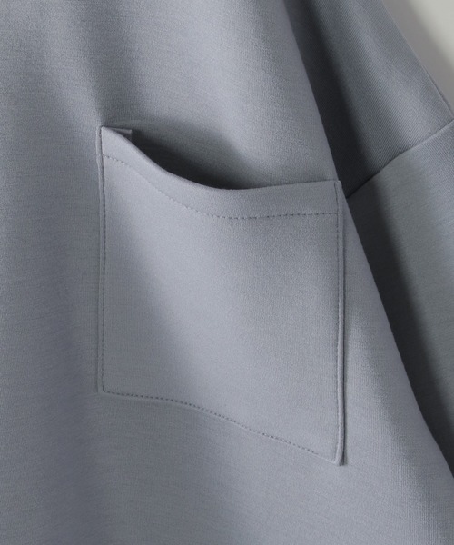 ikka(イッカ)の「ダンボールポケ付きレイヤープルオーバー(120~160cm)(Tシャツ/カットソー・キッズ・ブルー/モカ/ベージュ・120/150/140/130/160)」の9枚目の写真