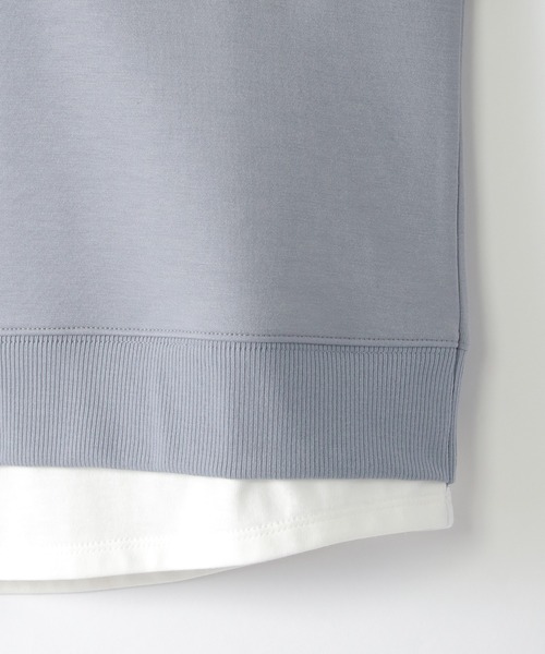 ikka(イッカ)の「ダンボールポケ付きレイヤープルオーバー(120~160cm)(Tシャツ/カットソー・キッズ・ブルー/モカ/ベージュ・120/150/140/130/160)」の7枚目の写真