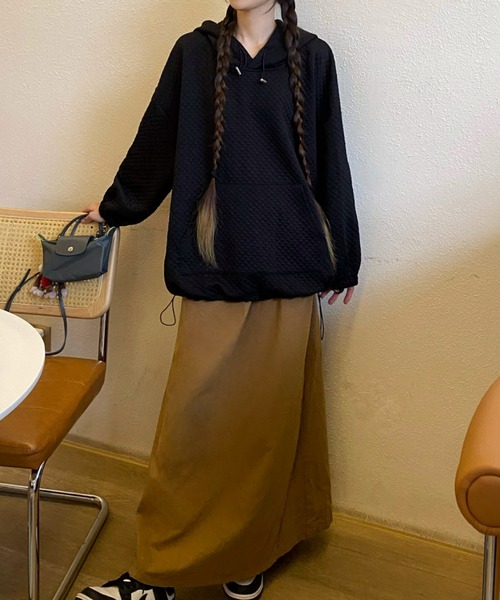 Ada.(エイダ)の「キルティングビッグパーカー(パーカー・レディース・ブラウン/ブラック・FREE)」の7枚目の写真