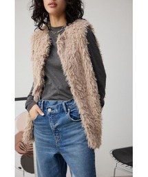 プードルフェイクファーベスト