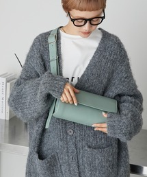 【forksy.】フラップ付きワイドベルトショルダーバッグ