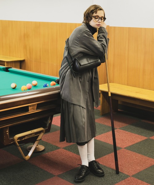 forksy.（フォルクシー）の「【forksy.】フラップ付きワイドベルトショルダーバッグ（ショルダーバッグ・レディース・ミント/イエロー/ブラック/ダークブラウン・FREE）」の6枚目の写真