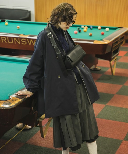 forksy.（フォルクシー）の「【forksy.】フラップ付きワイドベルトショルダーバッグ（ショルダーバッグ・レディース・ミント/イエロー/ブラック/ダークブラウン・FREE）」の8枚目の写真