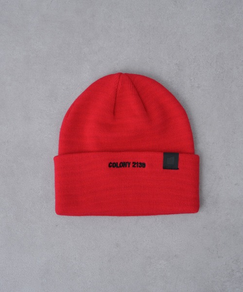 COLONY 2139（コロニートゥーワンスリーナイン）の「刺繍ロゴニットキャップ（ニットキャップ/ビーニー・メンズ・グレー/ブラック/オレンジ/グリーン/アイボリー/レッド・FREE）」の5枚目の写真