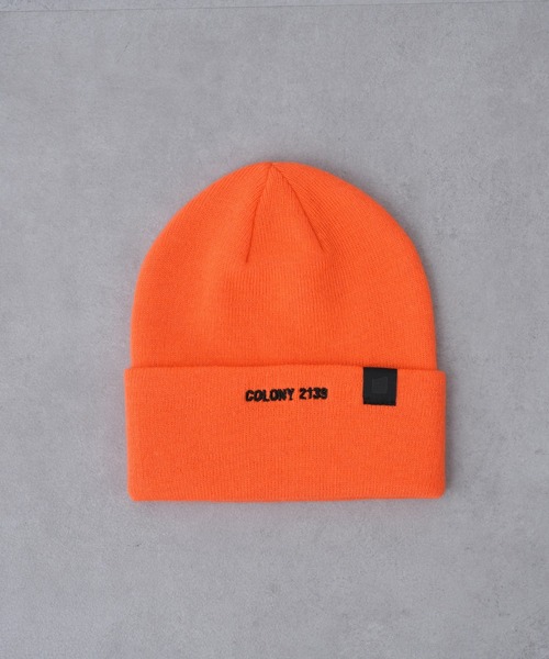 COLONY 2139（コロニートゥーワンスリーナイン）の「刺繍ロゴニットキャップ（ニットキャップ/ビーニー・メンズ・グレー/ブラック/オレンジ/グリーン/アイボリー/レッド・FREE）」の6枚目の写真
