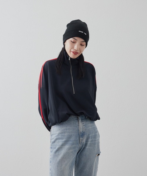 COLONY 2139（コロニートゥーワンスリーナイン）の「刺繍ロゴニットキャップ（ニットキャップ/ビーニー・メンズ・グレー/ブラック/オレンジ/グリーン/アイボリー/レッド・FREE）」の15枚目の写真