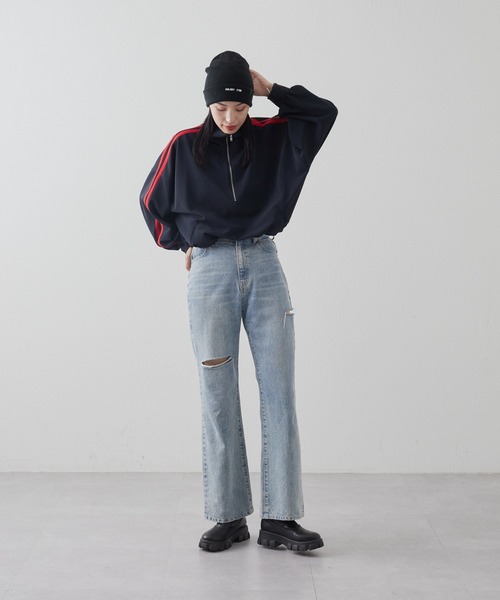 COLONY 2139（コロニートゥーワンスリーナイン）の「刺繍ロゴニットキャップ（ニットキャップ/ビーニー・メンズ・グレー/ブラック/オレンジ/グリーン/アイボリー/レッド・FREE）」の16枚目の写真