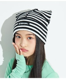 ANAP GｉRL（アナップガール）の「ネコミミニット帽（ニットキャップ/ビーニー・キッズ）」