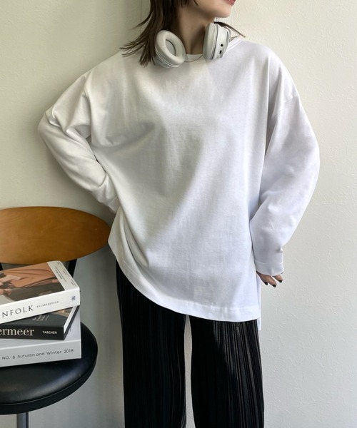 セール】【USAコットン】ボートネックTシャツ /ロンT/長袖T（T