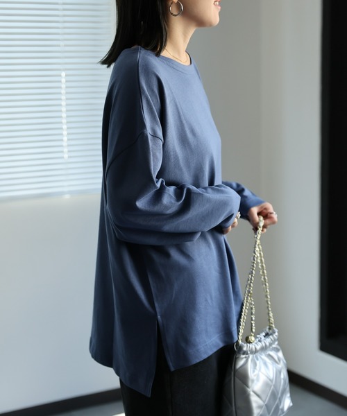 セール】【USAコットン】ボートネックTシャツ /ロンT/長袖T（T