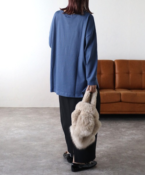 セール】【USAコットン】ボートネックTシャツ /ロンT/長袖T（T