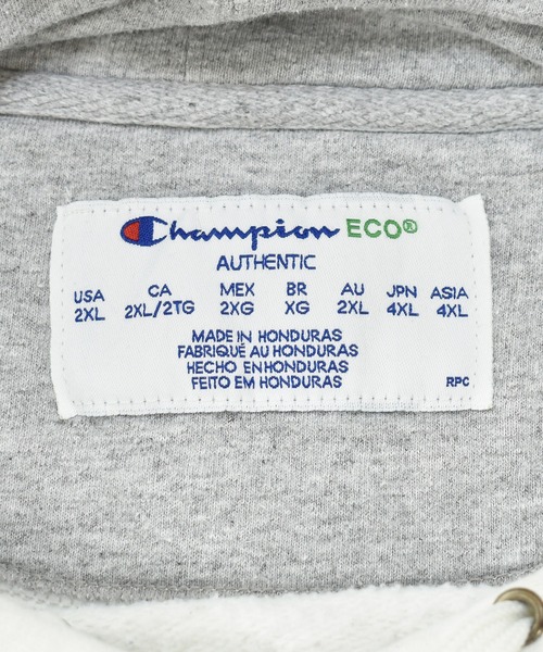 Champion(チャンピオン)の「【ヴィンテージ古着】Champion / チャンピオン ロゴ刺繍 スウェットパーカー(パーカー・メンズ・ホワイト・XX-LARGE)」の6枚目の写真