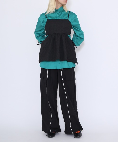 PUNYUS（プニュズ）の「コットンシャツ（シャツ/ブラウス・レディース・ホワイト/グリーン/ブルー・3/4/1/2）」の20枚目の写真