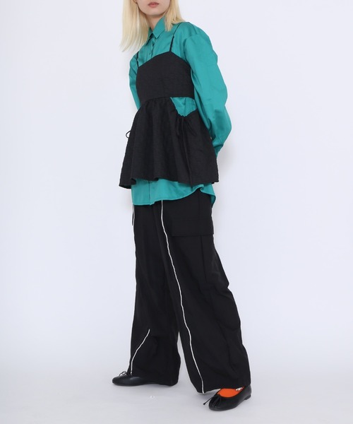 PUNYUS（プニュズ）の「コットンシャツ（シャツ/ブラウス・レディース・ホワイト/グリーン/ブルー・3/4/1/2）」の21枚目の写真