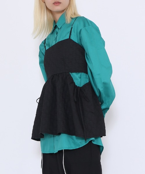 PUNYUS（プニュズ）の「コットンシャツ（シャツ/ブラウス・レディース・ホワイト/グリーン/ブルー・3/4/1/2）」の22枚目の写真