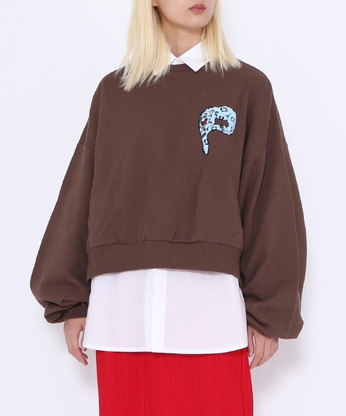 PUNYUS（プニュズ）の「コットンシャツ（シャツ/ブラウス・レディース・ホワイト/グリーン/ブルー・3/4/1/2）」の14枚目の写真