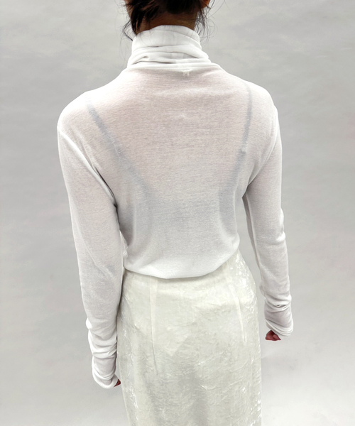 セール】【babaco/ババコ】Twisted Fine Cottonタートルネック（T