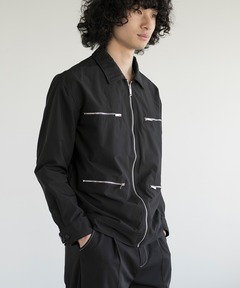 White Mountaineering】メッシュコントラストラグランラゲージパーカ