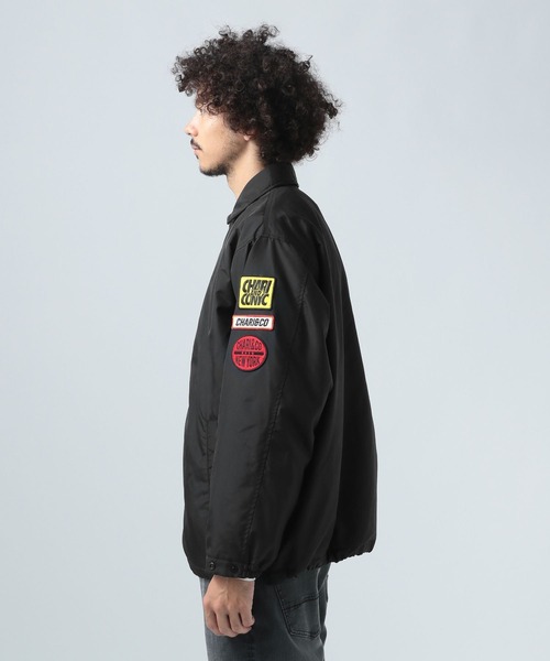 CHARI&CO（チャリアンドコー）の「【CHARI&CO SAFE RIDE for BAYFLOW】パッチジャケット（ナイロンジャケット・メンズ・ブラック・MEDIUM/LARGE）」の5枚目の写真