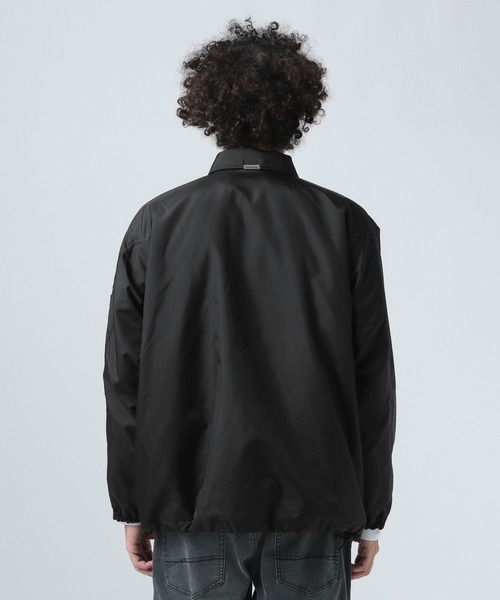 CHARI&CO（チャリアンドコー）の「【CHARI&CO SAFE RIDE for BAYFLOW】パッチジャケット（ナイロンジャケット・メンズ・ブラック・MEDIUM/LARGE）」の6枚目の写真