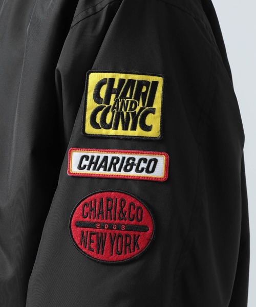 CHARI&CO（チャリアンドコー）の「【CHARI&CO SAFE RIDE for BAYFLOW】パッチジャケット（ナイロンジャケット・メンズ・ブラック・MEDIUM/LARGE）」の15枚目の写真