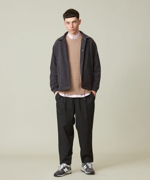 J.PRESS YORK STREET(ジェイプレスヨークストリート)の「【UNISEX】アランケーブルニット(ニット/セーター・メンズ・グレー系/ベージュ系/ダークグリーン系/アイボリー系・LARGE/MEDIUM/SMALL)」の9枚目の写真