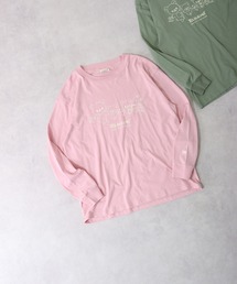 Rilakkuma 天竺クルーネック長袖ビッグサイジング長袖Ｔシャツ