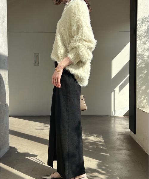 セール】ボリュームシャギーニット / クルーネック オーバーサイズ