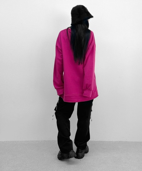 LVEU.（ラブユ.）の「【LVEU.】サイドレースアップジャージパンツ / ボトムス パンツ ジャージ レースアップ ストレッチ 編み上げ ブラック グリーン ZOZOTOWN限定（その他パンツ・レディース・ブラック/グリーン・FREE）」の9枚目の写真