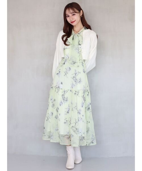 MERCURYDUO（マーキュリーデュオ）の「モモンガスリーブケーブルニットカーディガン（カーディガン/ボレロ・レディース・オフホワイト/ライトブルー・FREE）」の18枚目の写真